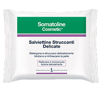 SOMATOLINE COSMETIC VISO SALVIETTE STRUCCANTI OFFERTA SPECIALE 20 PEZZI - Farmastop