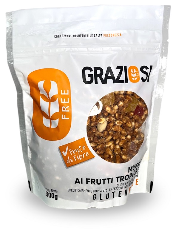 MUESLI AI FRUTTI TROPICALI 300 G - Farmastop