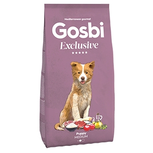 GOSBI EXCLUSIVE PUPPY MEDIUM 3 KG - Farmastop