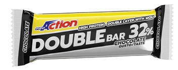 PROACTION DOUBLE BAR 32% CIOCCOLATO CARAMELLO 60 G - Farmastop
