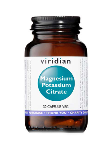 VIRIDIAN MAGNESIUM POTASSIUM CITRATE 30 CAPSULE VIRIDIAN MAGNESIO POTASSIO CITRATO - Farmastop