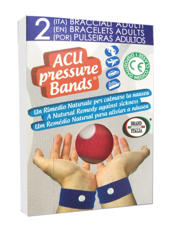 BRACCIALE ACU PRESSURE BAND ADULTI 2 PEZZI - Farmastop
