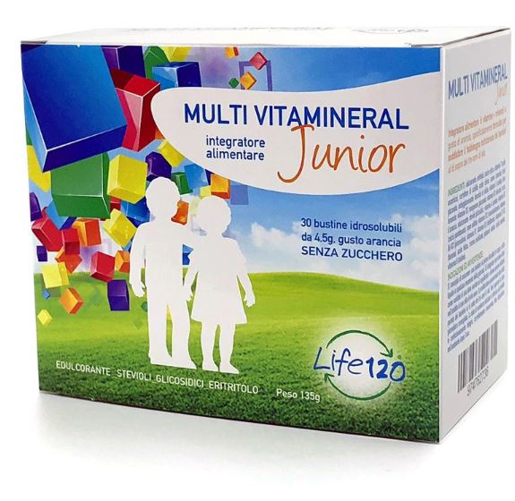 MULTI VITAMINERAL JUNIOR 30 BUSTINE - Farmastop