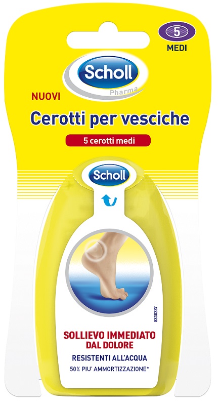 SCHOLL CEROTTI PER VESCICHE MEDIO DITA DEI PIEDI 6 PEZZI - Farmastop