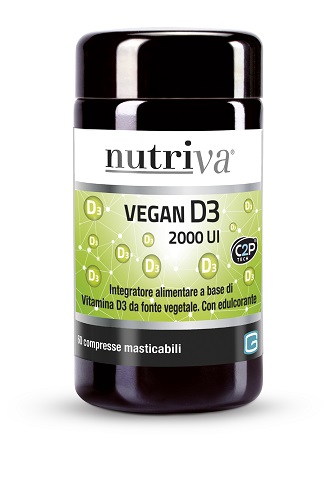 NUTRIVA VEGAN D3 60 COMPRESSE 2000 UI - Farmastop