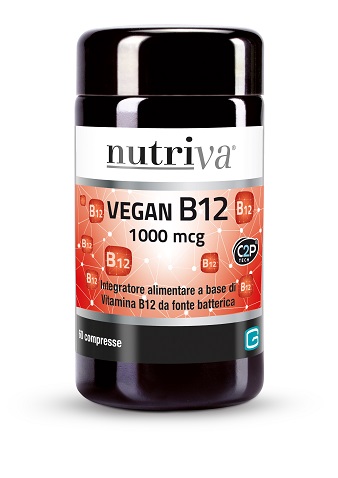 NUTRIVA VEGAN B12 60 COMPRESSE 1000MCG - Farmastop