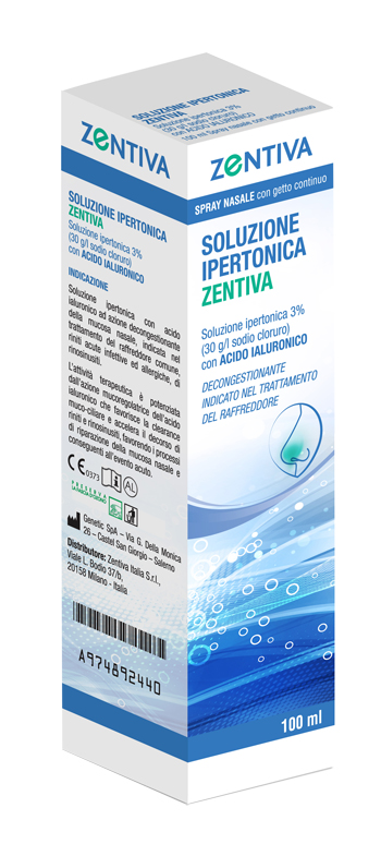 SOLUZIONE IPERTONICA ZENTIVA SPRAY NASALE 100 ML - Farmastop