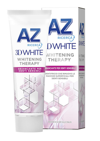 DENTIFRICIO AZ 3D WHITE THERAPY DENTI SENSIBILI 75 ML - Farmastop