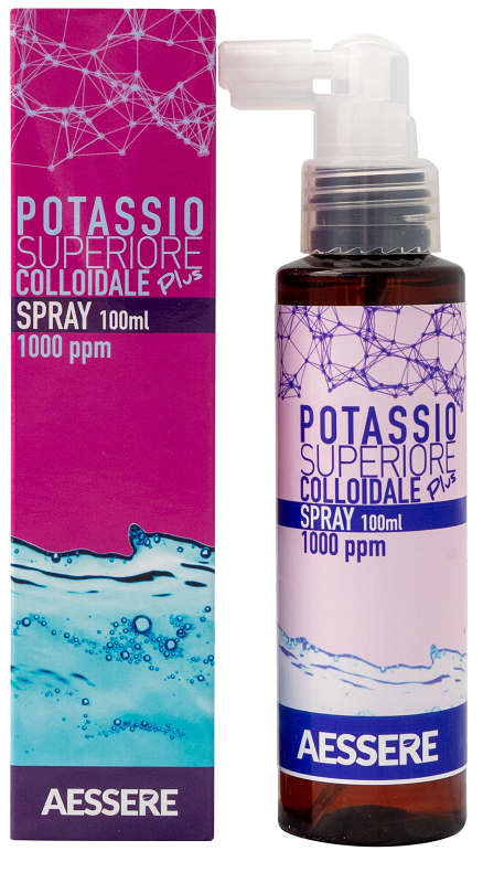 POTASSIO COLLOIDALE PLUS 1000PPM SPRAY 100 ML - Farmastop