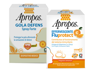 APROPOS SPRAY FORTE + C FLUPROTECT EFFERVESCENTE - Farmastop