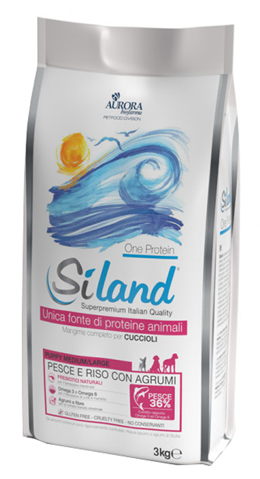 SILAND PUPPY MEDIUM/LARGE PESCE 3 KG - Farmastop