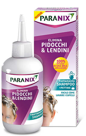 SHAMPOO PARANIX TRATTAMENTO NUOVA FORMULA 200 ML + PETTINE - Farmastop