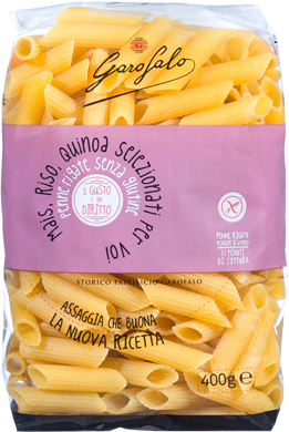 GAROFALO PENNE RIGATE SENZA GLUTINE 400 G - Farmastop