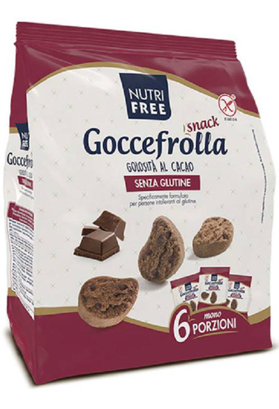NUTRIFREE GOCCIOLOTTI CIOCCOLATO SNACK 40 G X 6 - Farmastop