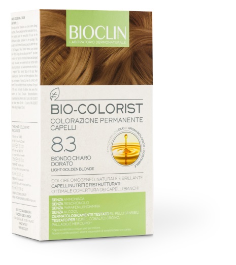 BIOCLIN BIO COLORIST 8,3 BIONDO CHIARO DORATO - Farmastop