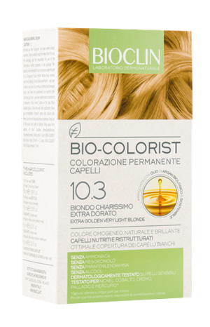 BIOCLIN BIO COLORIST 10,3 BIONDO CHIARISSIMO EXTRA DORATO - Farmastop