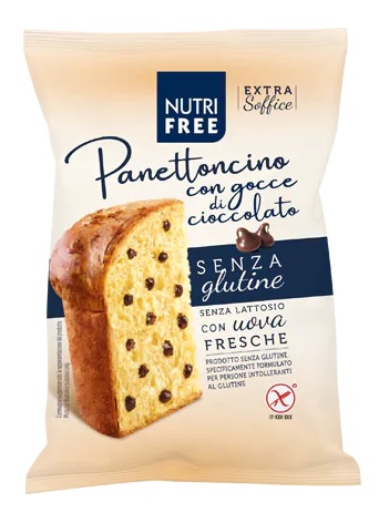 NUTRIFREE PANETTONCINO GOCCE DI CIOCCOLATO 100 G - Farmastop