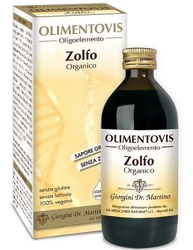 ZOLFO ORGANICO OLIMENTOVIS 200 ML - Farmastop