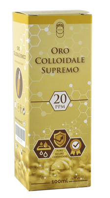 ORO COLLOIDALE SUPREMO 20PPM 100 ML - Farmastop