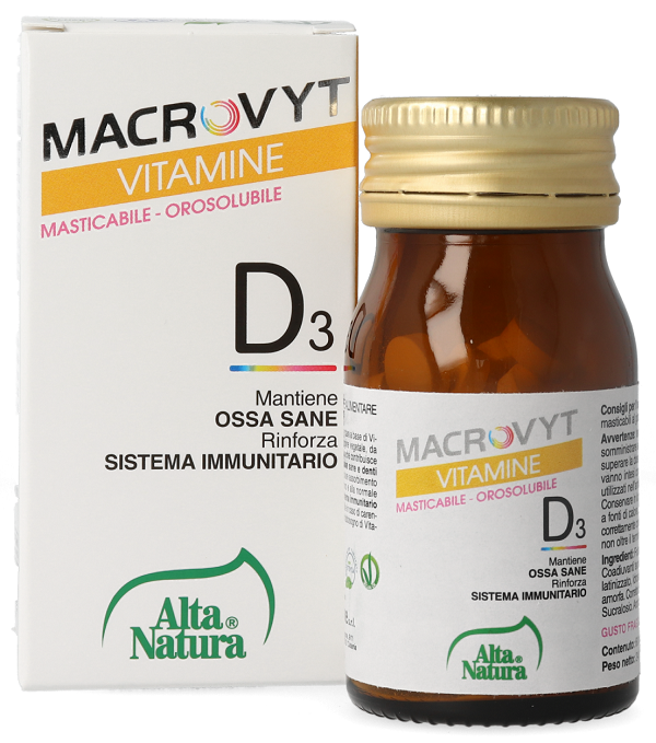 MACROVYT VITAMINA D3 VEG 60 COMPRESSE OROSOLUBILI - Farmastop