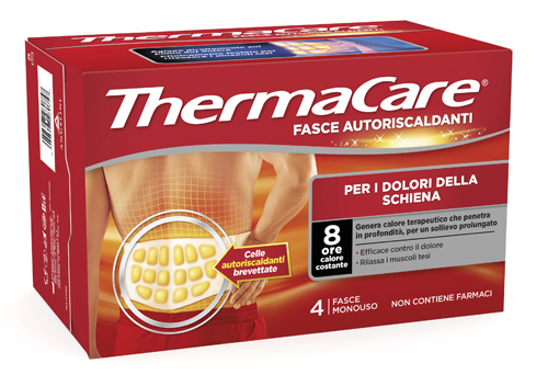 FASCE AUTORISCALDANTI THERMACARE SCHIENA 1 PEZZO - Farmastop