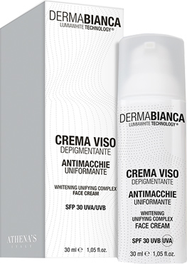DERMABIANCA CREMA VISO DEPIGMENTANTE ANTIMACCHIE SPF30 UVA/UVB 30 ML - Farmastop
