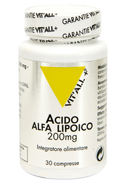 VITAL PLUS ACIDO ALFA LIPOICO 30 COMPRESSE - Farmastop