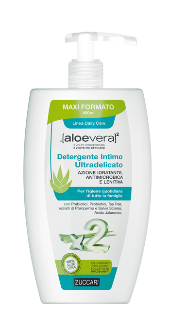 ALOEVERA2 DETERGENTE INTIMO ULTRADELICATO 400 ML - Farmastop