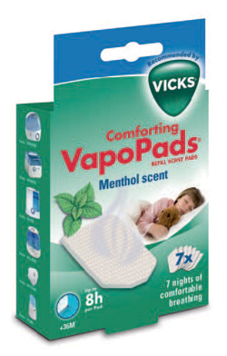 VICKS VAPOPADS MENTHOL SCENT 7 PEZZI - Farmastop