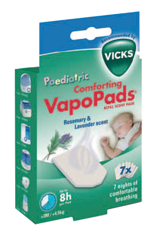 VICKS VAPOPADS ROSEMARY & LAVENDER SCENTE 7 PEZZI - Farmastop
