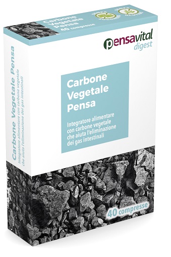 CARBONE VEGETALE PENSA 40 COMPRESSE - Farmastop