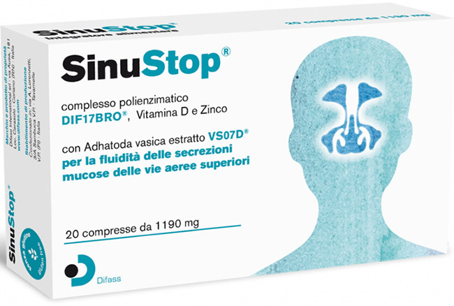 SINUSTOP 20 COMPRESSE DA 1190 MG - Farmastop