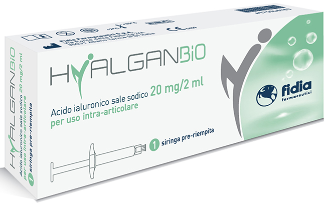 SIRINGA HYALGANBIO INTRA-ARTICOLARE 20MG 2 ML - Farmastop