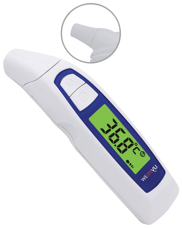 TERMOMETRO FRONTE ORECCHIO OGGETTI WECAREYU FEVER MULTIUSE 1 PEZZO - Farmastop