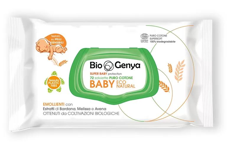 BIOGENYA ECO NATURAL BABY COTONE 72 PEZZI - Farmastop
