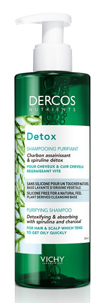 DERCOS NUTRIENTS SHAMPOO DETOX 250 ML - Farmastop