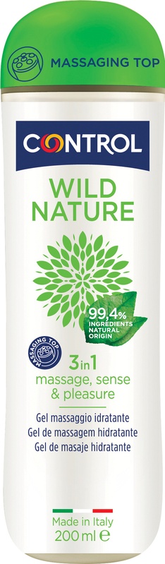 CONTROL WILD NATURE MASSAGE GEL MASSAGGIO 3 IN 1 200 ML - Farmastop