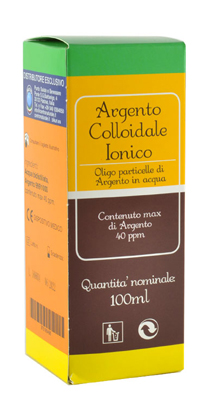 ARGENTO COLLOIDALE IONICO 40PPM CERTIFICATO SPRAY CON CONTAGOCCE 100 ML - Farmastop