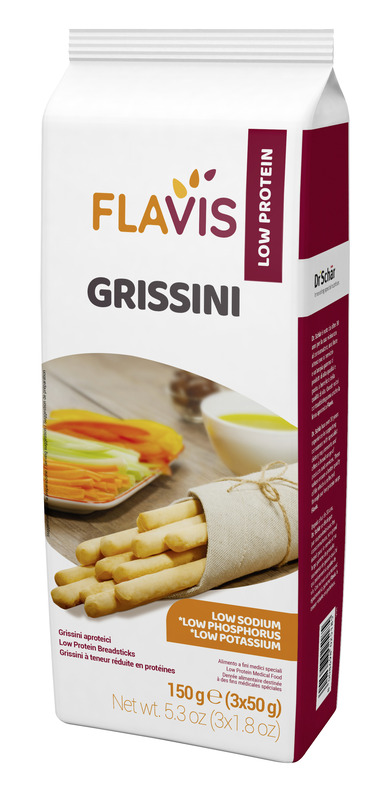 FLAVIS GRISSINI APROTEICI 3 PORZIONI DA 50 G - Farmastop