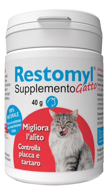 RESTOMYL SUPPLEMENTO GATTO FLACONCINO 40 G - Farmastop