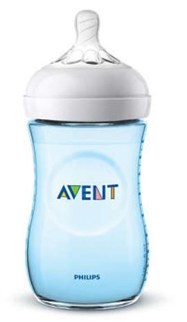 AVENT BIBERON NATURAL PP 260ML AZZURRO SINGLE PACK - Farmastop