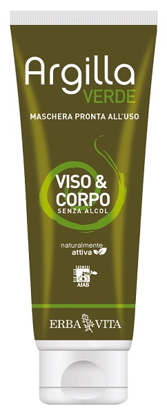 ARGILLA VERDE MASCHERA PRONTA 250 ML - Farmastop