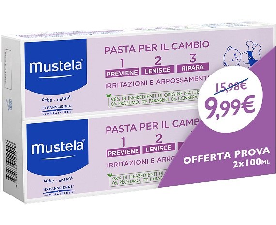 MUSTELA BIPACK PASTA CAMBIO 2 X 100 ML - Farmastop