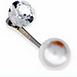 ORECCHINO POST-FORATURA SWAROVSKI CRYSTAL/PEARL BJT971 - Farmastop