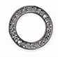 ORECCHINO POST-FORATURA RING WITH CRYSTALS BJT974 - Farmastop