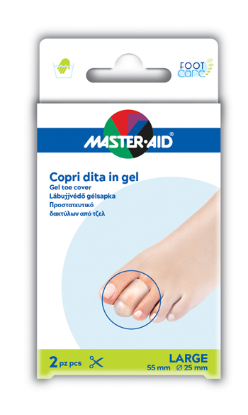 COPRI DITA MASTER-AID FOOTCARE IN GEL LARGE 2 PEZZI C2 - Farmastop