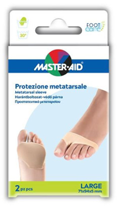 PROTEZIONE IN GEL E TESSUTO MASTER-AID FOOTCARE PER METATARSO LARGE 2 PEZZI G3 - Farmastop