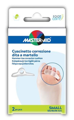 CORRETTORE DITA A MARTELLO MASTER-AID FOOTCARE SMALL 2 PEZZI C12 - Farmastop