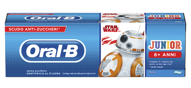 ORALB KIDS STAR WARS DENTIFRICIO 6+ 75 ML - Farmastop