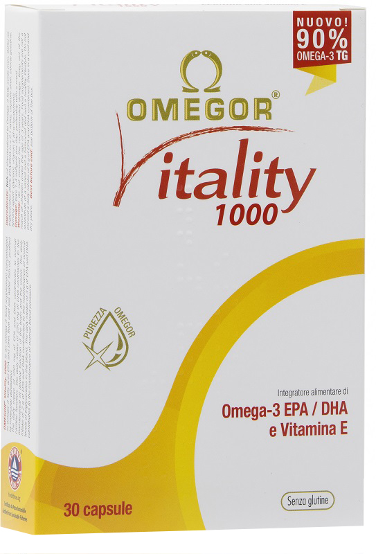 OMEGOR VITALITY 1000 30 CAPSULE MOLLI - Farmastop